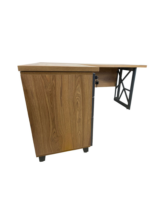 GOLDSİT Alara Etajerli Çalışma Masası 160*149 cm