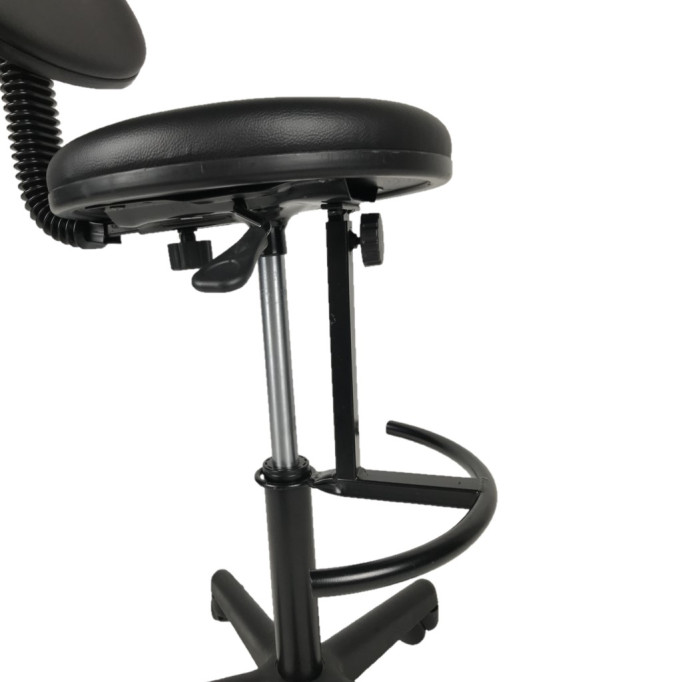 Mega Yarım Çemberli Sırtlı Tabure 210 P